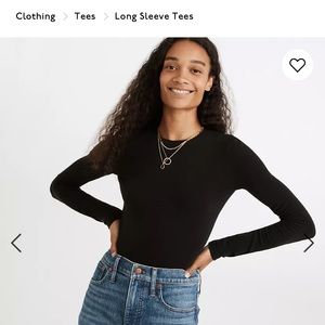 Madewell crewneck bodysuit